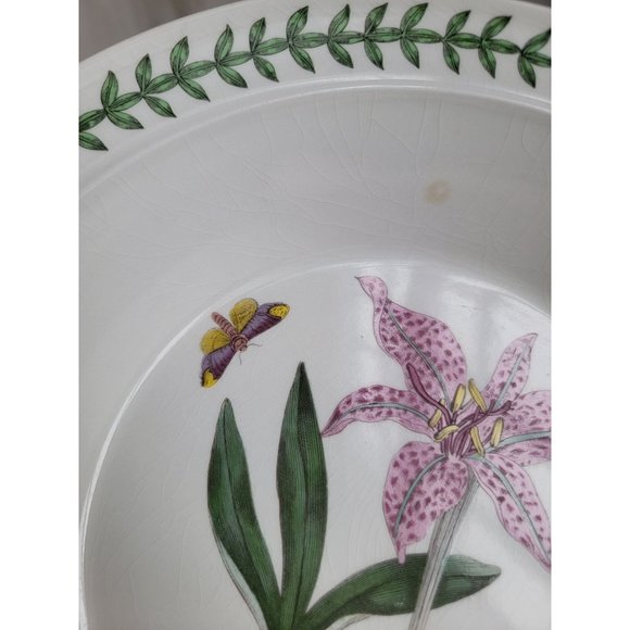 Portmeirion Botanic Gardens AS IS meadow saffron 8" soup salad bowl - Picture 6 of 11